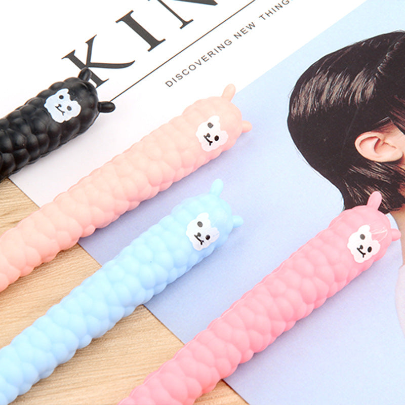 Bolígrafo en forma de cordero de plástico al por mayor